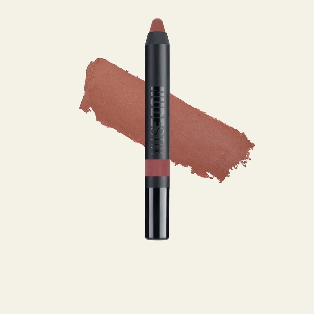 NEW NUDESTIX Intense Matte Lip + Cheek Pencil in Purity Travel Size